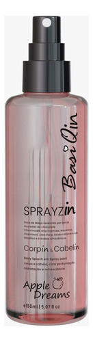 Spray para corpo BasiQin Corporal e Cabelo Body Splash BasiQin Spray - Frasco 150ml en frasco 150mL apple dreams - doce de maça
