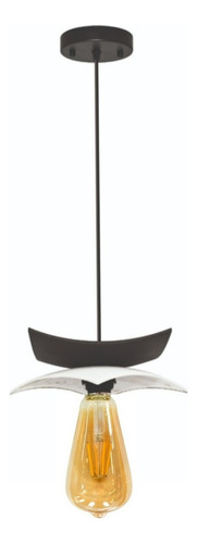 Lámpara De Techo Para Sala Decorativa Kashi Adir 8096 Color Negro