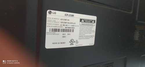 Imagen 2 de 3 de Tv LG 42pj350r Para Repuesto