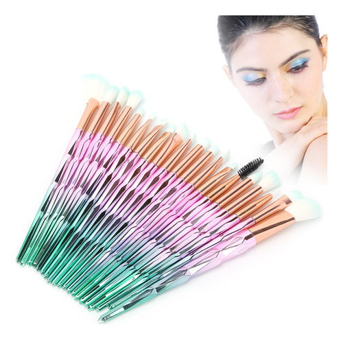 Brocha De Maquillaje Profesional, Set De Sombras De Ojos, 20