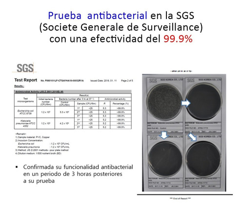 Funda Estuche Para Cubrebocas Con Cobre Antibacterial Corea