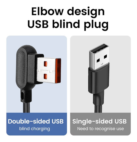 Para Cable Usb-c A Tipo C Con Resorte De 6 A Para Una Carga