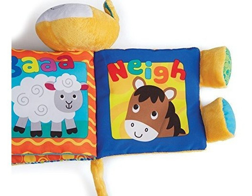 Earlyears Farm Friends - Juguete Para Bebes De Libro Arrugad