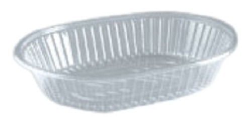 Bandeja Descartable 105 Oval Apta Microondas X100u 17x23x4cm