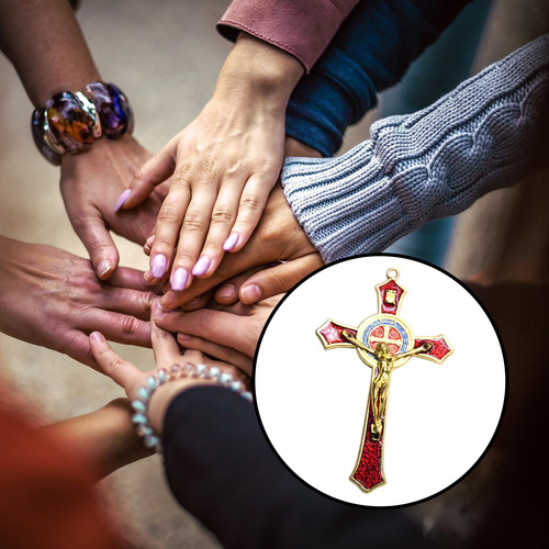 Estatuilla De Estatua Religiosa De Jesús Con Rojo Rojo Rojo