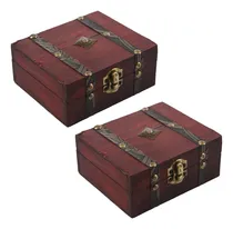 Comprar G Estuche Joyero Diseño Cofre De Tesoros Vintage De Madera