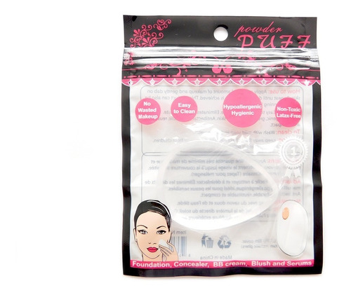 Esponja De Silicona Gel Silisponge Maquillaje Aplicador Base