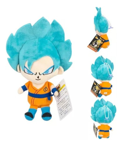 Peluches De Goku Super Saiyayin Blue Dragon Ball Super Anime