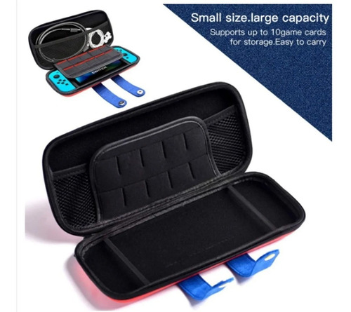 Imagen 3 de 5 de Bolso Mario Bros Para Nintendo Switch Oled Funda Protectora