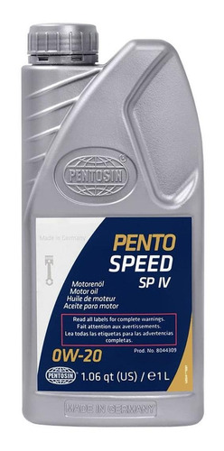 Imagen 1 de 3 de Pentospeed Sp Iv Aceite Sintético 0w20 Vw Audi Porsche 1l