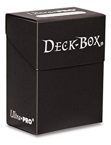 Ultra Pro 80 Tarjeta Deck Box - Negro