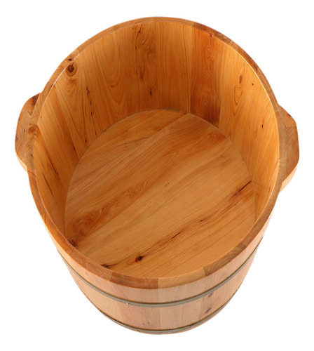 Lavabo De Madera Para Pies, Barril Para Pedicura Con Doble