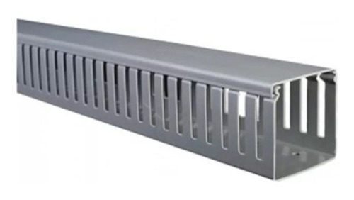 Canaleta Plastica Dexson Dxn10122 Ranurada Pvc 80x80