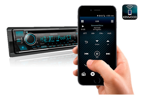 Autoestéreo Receptor De Medios Kenwood Excelon Kdc-x705 1 Di