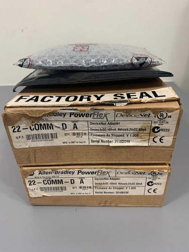 Módulo Devicenet Allen Bradley Powerflex Cód. 22-comm-d