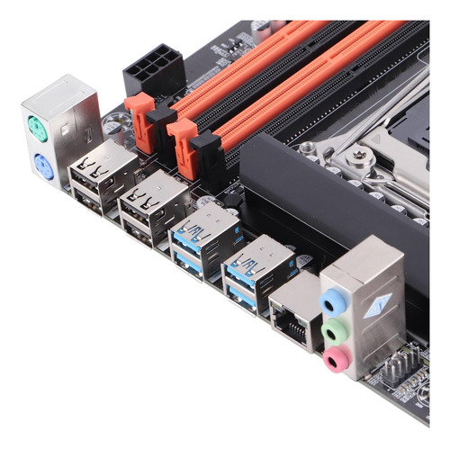Placa Mãe Dual X99 2011-3 V 8x Ddr4 2x Nvme +2x Xeon 2630 V3 Preto