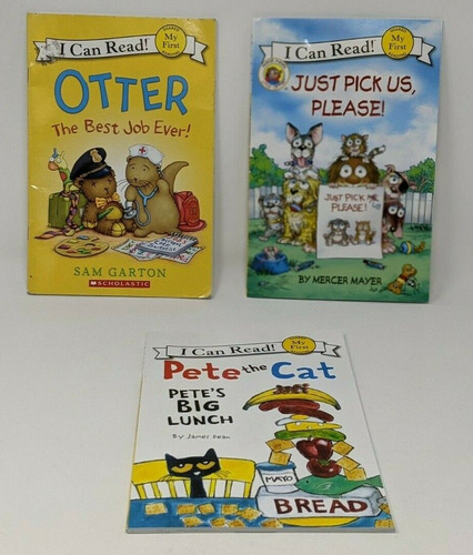 Lot Of 3 - My First Reading: I Can Read! Otter The Best  Ccq