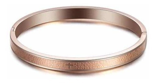 Imagen 6 de 7 de Pulsera Esclava Mujer Brazalete Acero Corazon Piedras