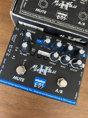 Ebs Microbass Ii Negro (Usado)