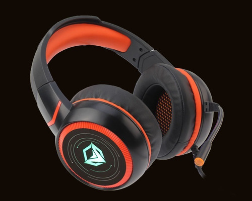 Imagen 4 de 12 de Auriculares Gamer Hifi 7.1 Meetion Hp030 Negro Y Naranja Luz