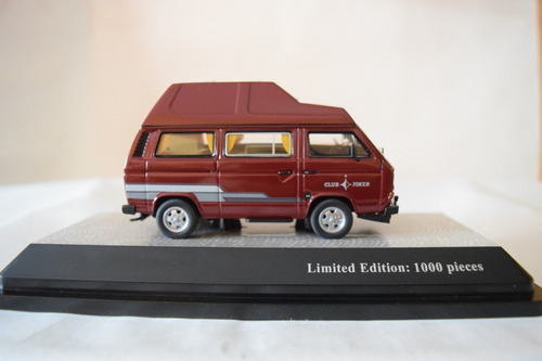 Vw T3 Motor Home Bordo Premium Classixxs 1/43 C/caja 