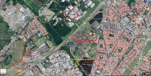 Imagem 4 de 4 de Ótimo Terreno Com 2.595m² Por R$ 2.400.000 No Chácaras Reunidas - São José Dos Campos/sp - Te0256