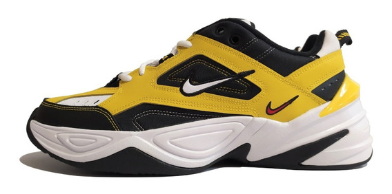 tenis nike negros con amarillo