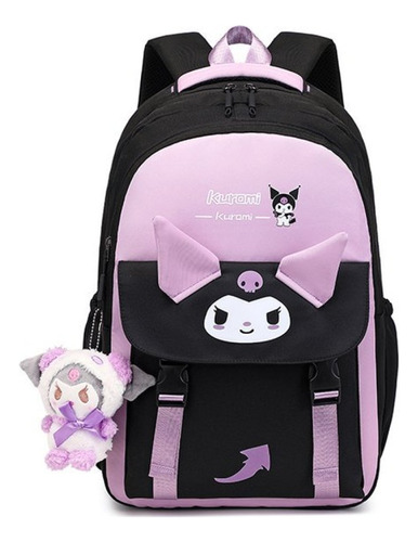 Mochila Escolar Tridimensional De Dibujos Animados De Kuromi