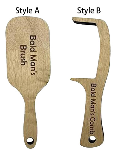 Cepillo Y Peine Para Hombre Calvo, Regalo De Peine Estilo A