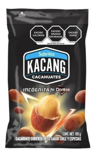 Cacahuates Sabritas Kacang Incógnita 185g 15pack