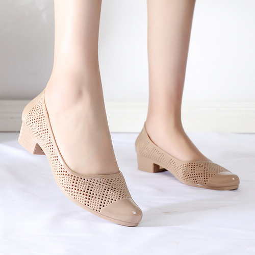 Zapatos Casuales De Verano Con Zuecos De Pvc Para Mujer