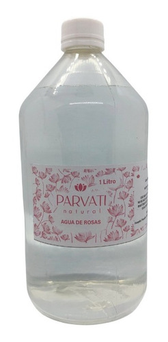 Agua De Rosas Pura Y Natural 1 Litro