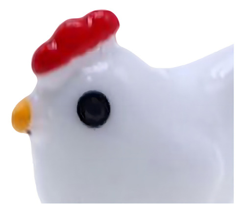 Pollos en miniatura y huevos de gallina para manualidades con té
