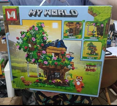 Blocos De Montar Minecraft My World Casa Na Árvore Raposa 611