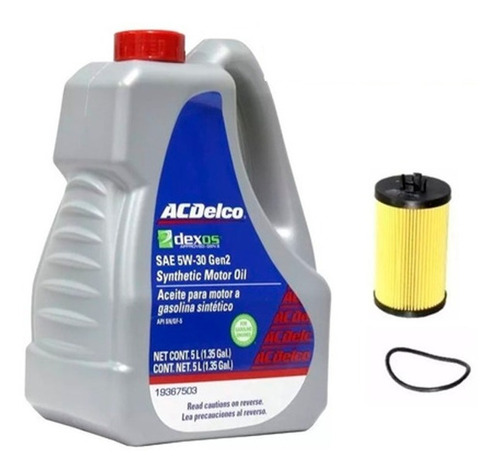 Kit Lubricacion 5w30 Sintetico Buick Encore 1.4 2015 5 L