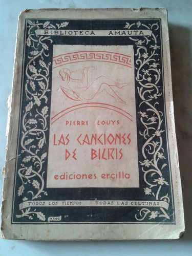 Las Canciones De Bilitis Pierre Louys