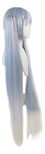 Peruca De Cosplay De Anime Snow Miku Long Straight