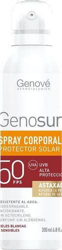 Genové Genosun Protector Solar Spf 50 Spray 200 Ml