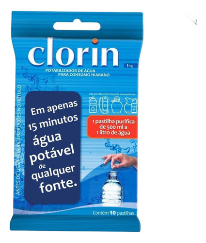 Clorin 1 mg (6 comprimidos con 10 unidades cada uno) Ntk