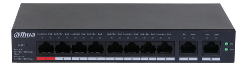Dahua Cs4010-8gt-110, Switch Poe 8 Gigabit L2 Cloud, 110w