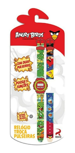 Imagem 4 de 5 de Relógio Infantil Angry Birds Troca Pulseira