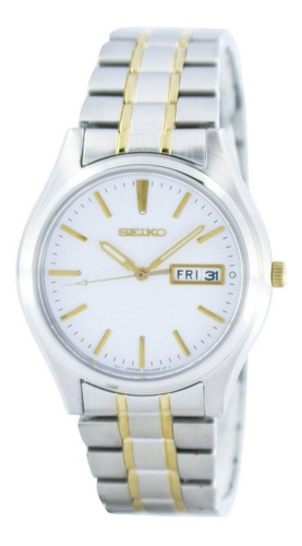 Reloj Seiko Hombre Sgga67 P1 Cristal Zafiro Sumergible Color De La Malla Plateado Combinado Dorado Color Del Bisel Plateado Color Del Fondo Plateado