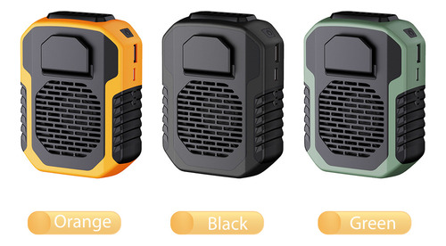 Mini Ventilador Con Clip De Cintura Con Batería De 6000 Mah