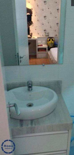 Casa De Condomínio Com 3 Dorms, Vila Mathias, Santos - R$ 990 Mil, Cod: 16564 - V16564