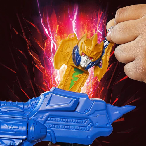 Power Rangers Dino Fury Gold Fury Blade Blaster Superhero Ad
