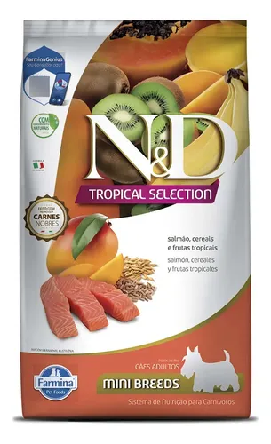 Alimento N&d Tropical Selection Cães Ad Mini Salmão 2,5kg