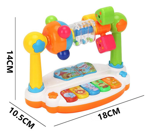 Brinquedo De Piano Interativo Multifuncional Para Bebês