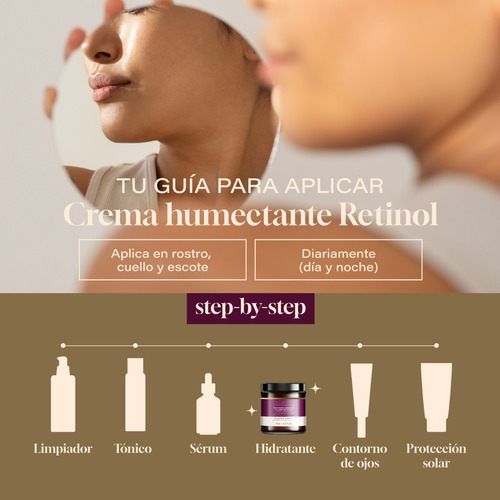 Imagen 4 de 7 de Crema Antiarrugas 60ml 3% Retinol Complejo Colageno Skincare
