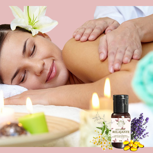 Aceite Orgánico Corporal Relajante Para Masaje Vitamine 30ml