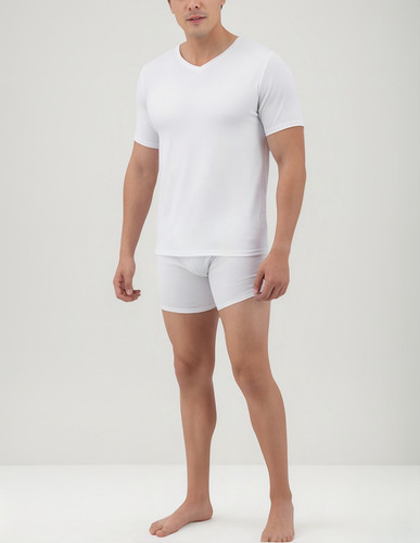 Playera Pijama Trueno Brush Cuello V Hombre 1 Pieza